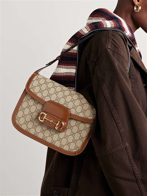 gucci horsebit marrone|net a porter gucci.